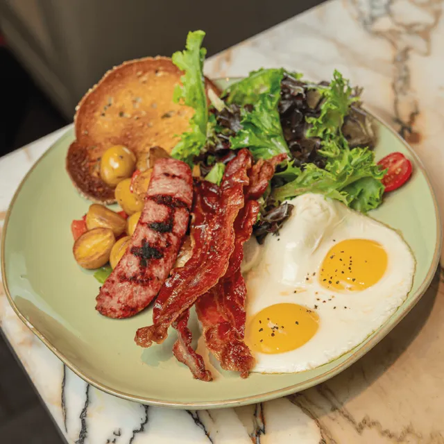 Dishes from the Brunch menu at Baires Grill Las Olas